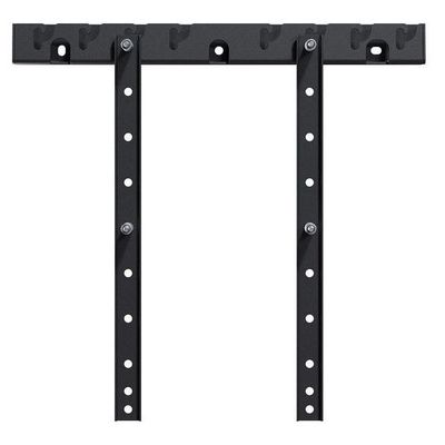 wall mount universal black 