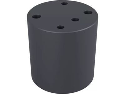 spacer table stand v black oak