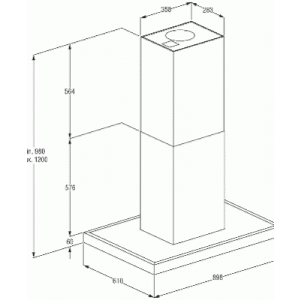 Beko Dampkap HCI 91845 BXH