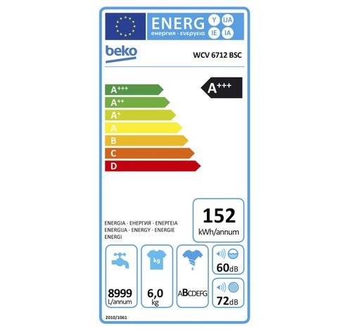 WCV 6712 BSC  Beko