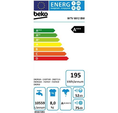 WTV 8812 BW  Beko