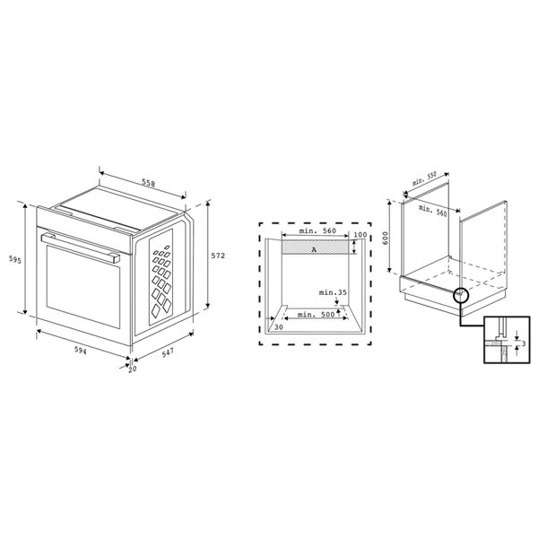 BBIE12100XD MULTIFUNCTIE OVEN 