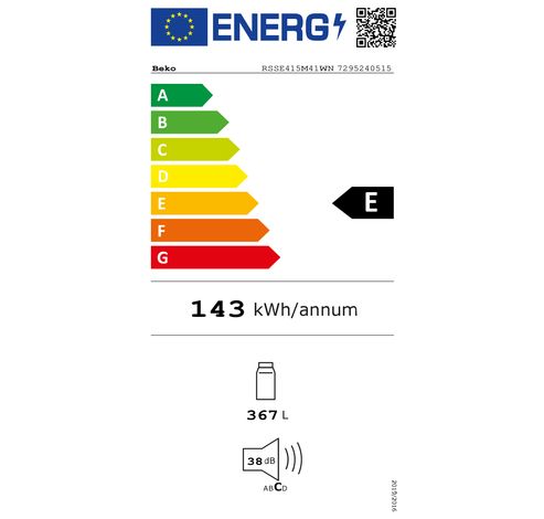 RSSE415M41WN  Beko