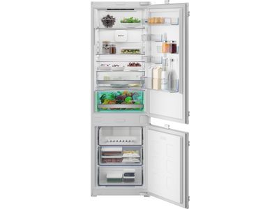 B7BCNA296HS 54 cm No-frost Combi bottom Geïntegreerde koelvries combinaties