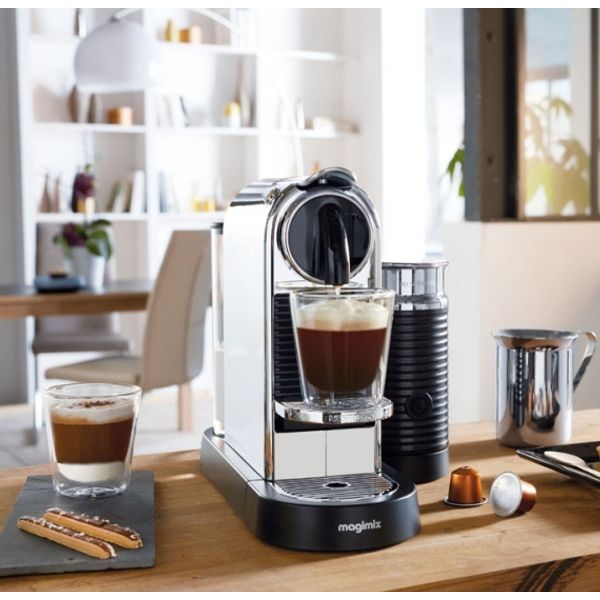 Nespresso Magimix Citiz & Milk M196 Chroom 