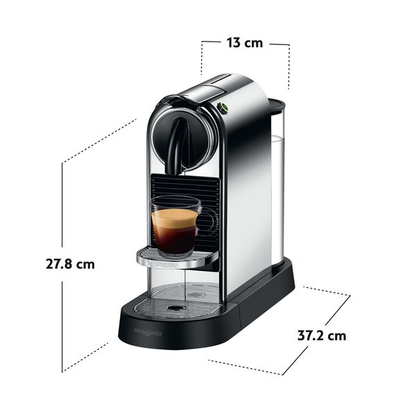 Nespresso Magimix Citiz M196 Chroom