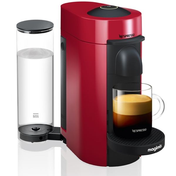 Nespresso Magimix M600 Vertuo Plus Kersenrood