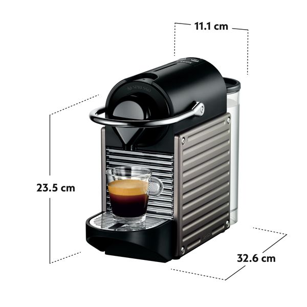 Nespresso Krups Pixie XN3005 Titanium