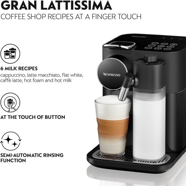 Nespresso Gran Lattissima 2.0 Zwart