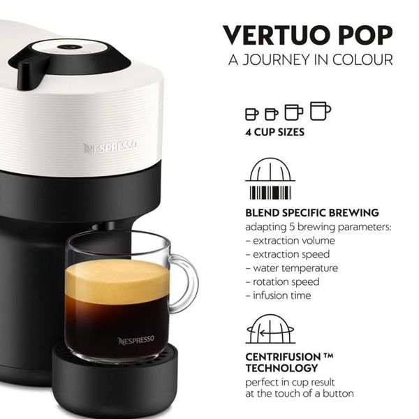 Nespresso Krups Vertuo Pop Coconut Wit