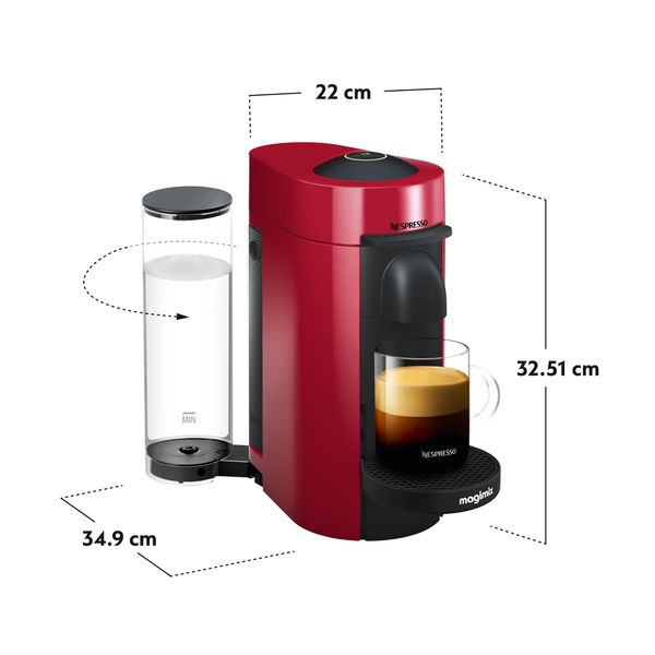 Nespresso Magimix Pixie M112 Carmine