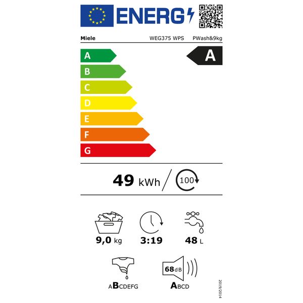 WEG 375 WPS PWash&9kg Lotuswit 