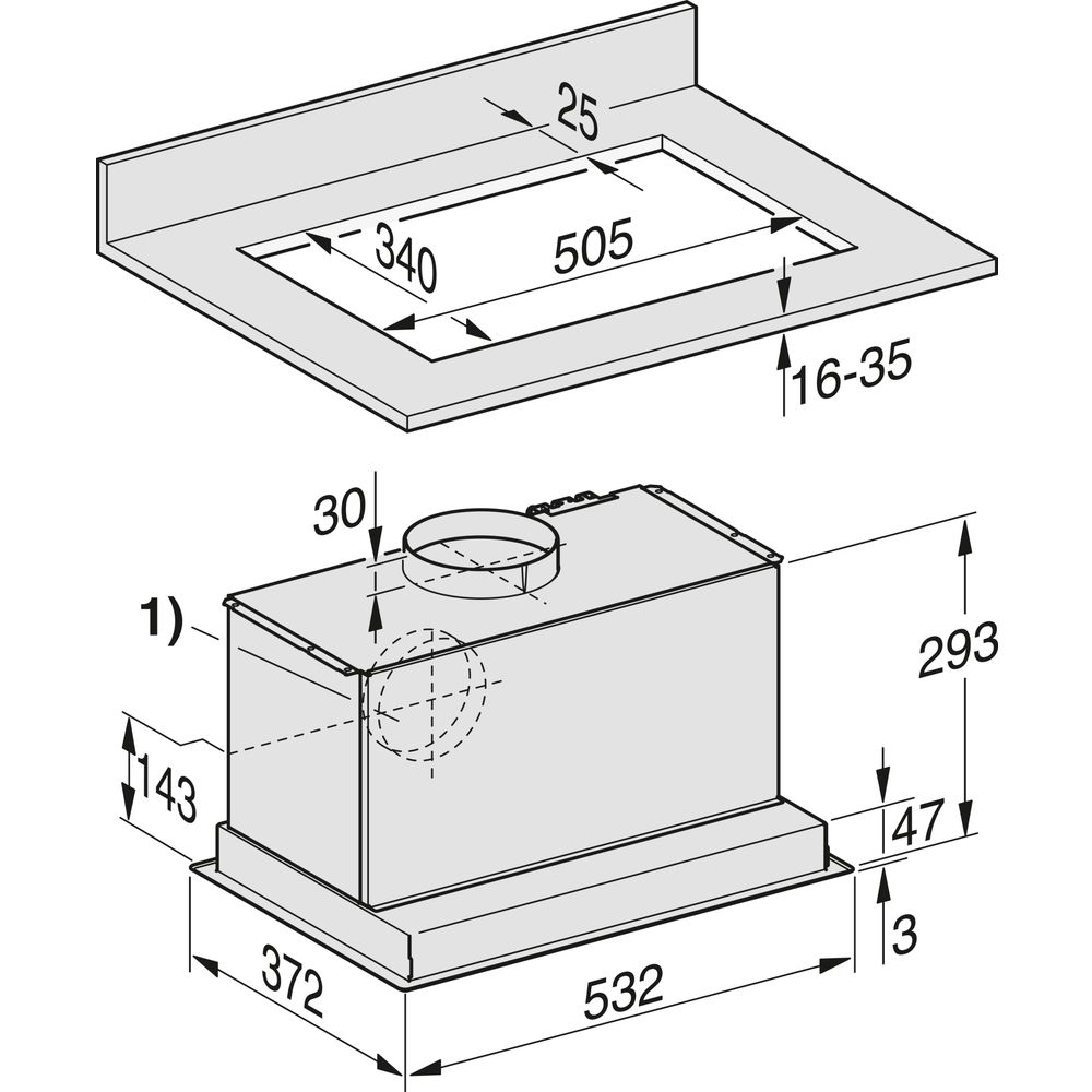 Miele Dampkap DA 2450-1