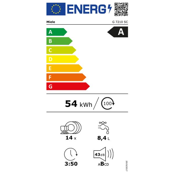 G 7210 SC BW Miele