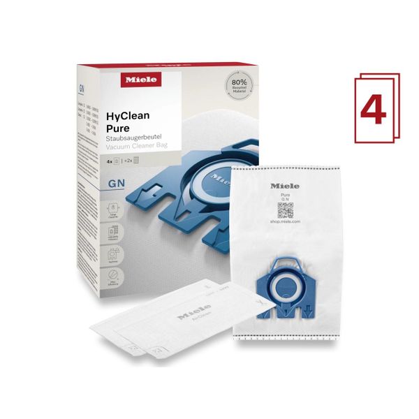 Miele GN HyClean Pure 80% recycled (4pack)