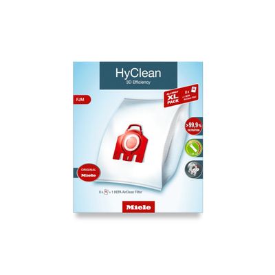 Set XL-Pack HyClean FJM (8pack) + HA50 HEPA Miele