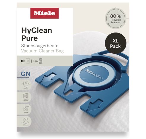 8 stofzuigerzakken HyClean Pure GN  Miele