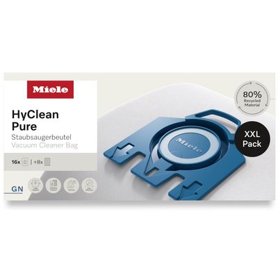 16 stofzuigerzakken HyClean Pure GN Miele