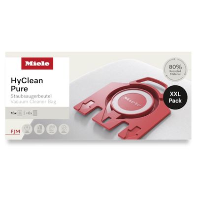 16 stofzuigerzakken HyClean Pure FJM Miele