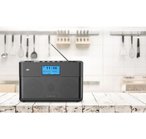 Compacte Stereo Radio met DAB+ en Bluetooth Audio  Kenwood