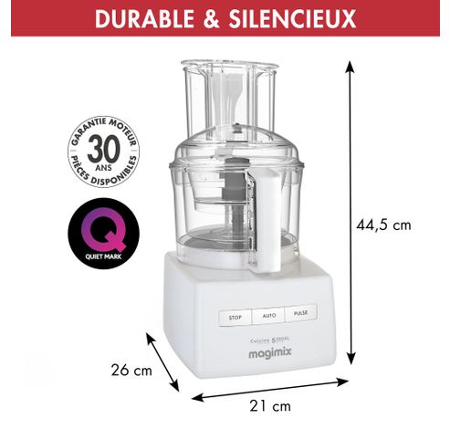 Cuisine Système 5200 XL Blanc  Magimix