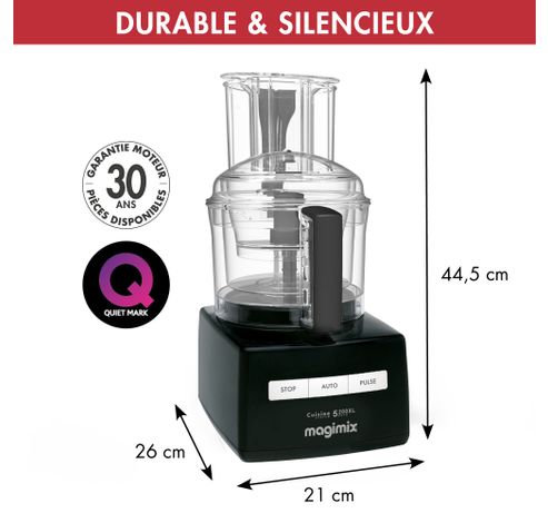 Cuisine Système 5200 XL Premium Zwart  Magimix