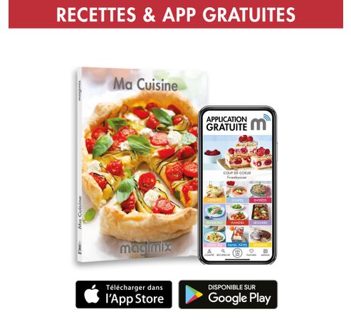 Cuisine Système 5200 XL Premium Rouge  Magimix