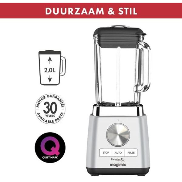 Power Blender 5XL Chroom 