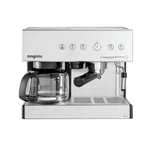 L'Expresso Filtre Auto Chrome Mat  Magimix