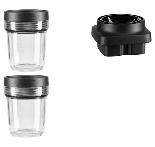 5KSB2040BBB Pichet individuel (2x200 ml) et lames   KitchenAid