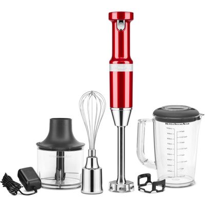 5KHBBV83 Artisan Draadloze staafmixer met accessoires Appelrood KitchenAid