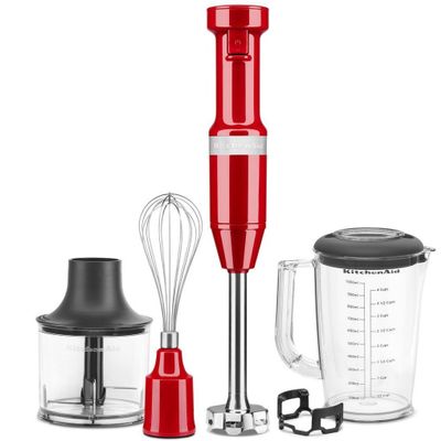 5KHBV83 Staafmixer met accessoires Keizerrood  KitchenAid