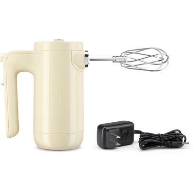 5KHMB732 Artisan draadloze handmixer met 7 snelheden amandelwit KitchenAid