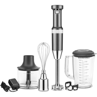 5KHBBV83 Artisan Draadloze staafmixer met accessoires Tingrijs KitchenAid