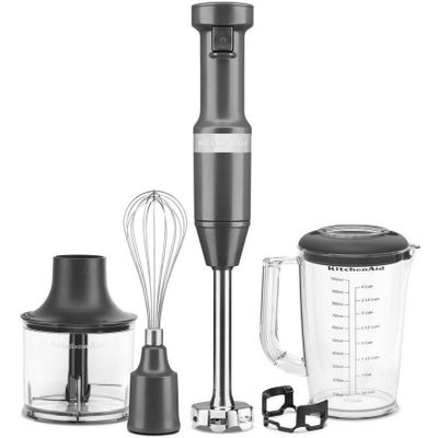 5KHBV83 Staafmixer met accessoires Houtskoolgrijs  KitchenAid