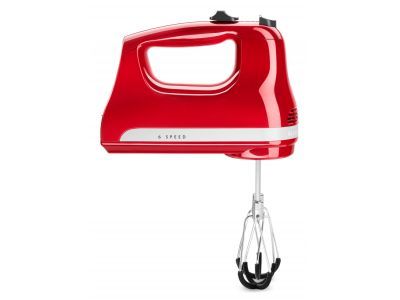 5KHM6118 Handmixer met 6 snelheden en klopper met flexibele rand Keizerrood