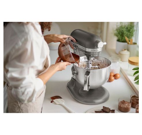 5KSM60SPX Batteur sur socle Artisan avec bol réglable en hauteur 5,6L Contour Argent  KitchenAid