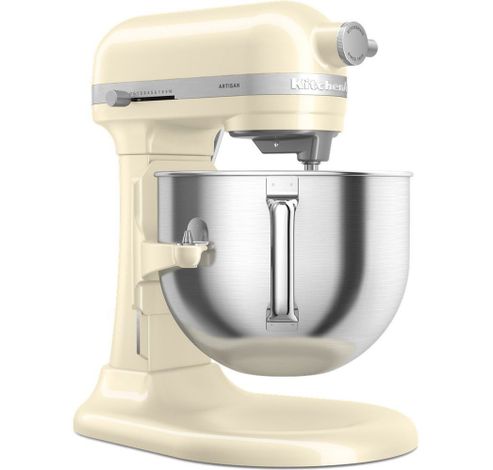 5KSM70SHX Artisan keukenrobot met in de hoogte verstelbare kom 6,6L Amandelwit  KitchenAid