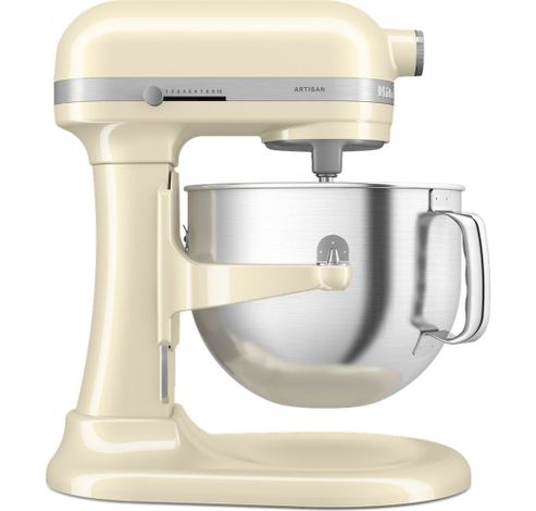 5KSM70SHX Artisan keukenrobot met in de hoogte verstelbare kom 6,6L Amandelwit  KitchenAid