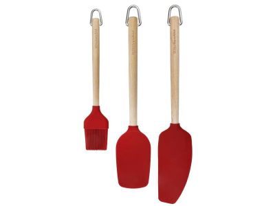 3-delige bakset rood