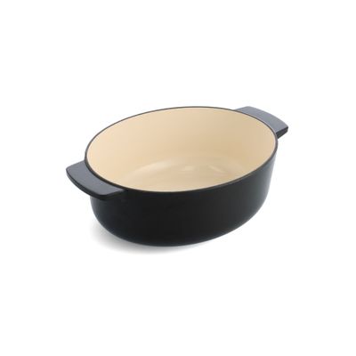 Cast Iron stoofpot ovaal 30cm Onyx Black  KitchenAid