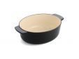 Cast Iron stoofpot ovaal 30cm Onyx Black