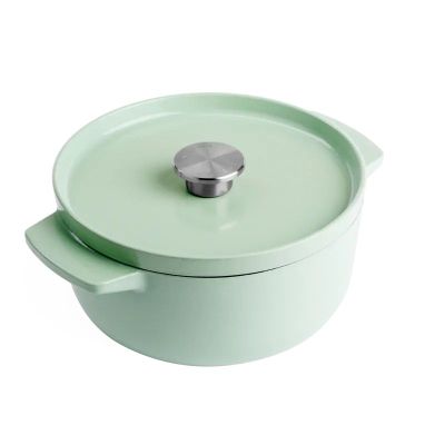 Cast Iron stoofpot Pistachio 22cm  KitchenAid