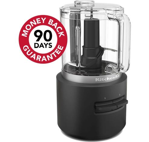 Go Draadloze hakmolen met batterij zwart  KitchenAid