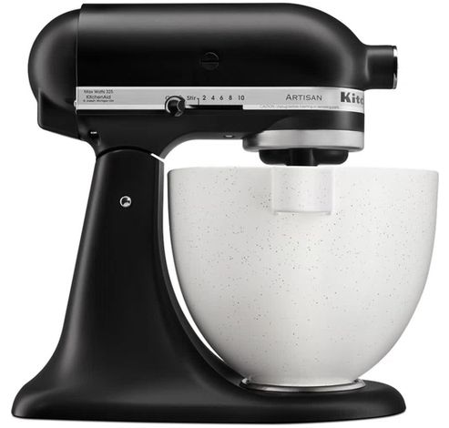 Robot de cuisine Artisan à tête inclinable 4,8L Noir mat  KitchenAid