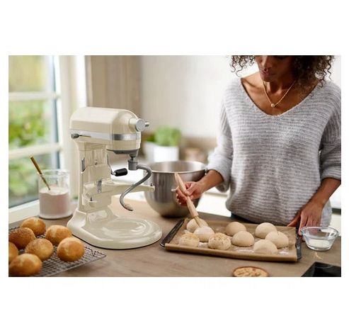 Crochet pétrisseur pour grands robots de cuisine, argenté  KitchenAid