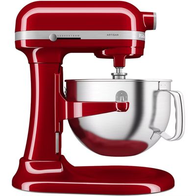 5KSM60SPX Batteur sur socle Artisan avec bol réglable en hauteur 5,6L Rouge impérial  KitchenAid