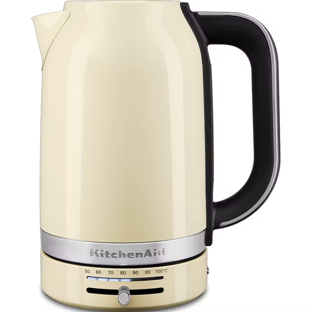 KitchenAid Waterkoker Basic Waterkoker met temperatuurregeling 1,7L Amandelwit