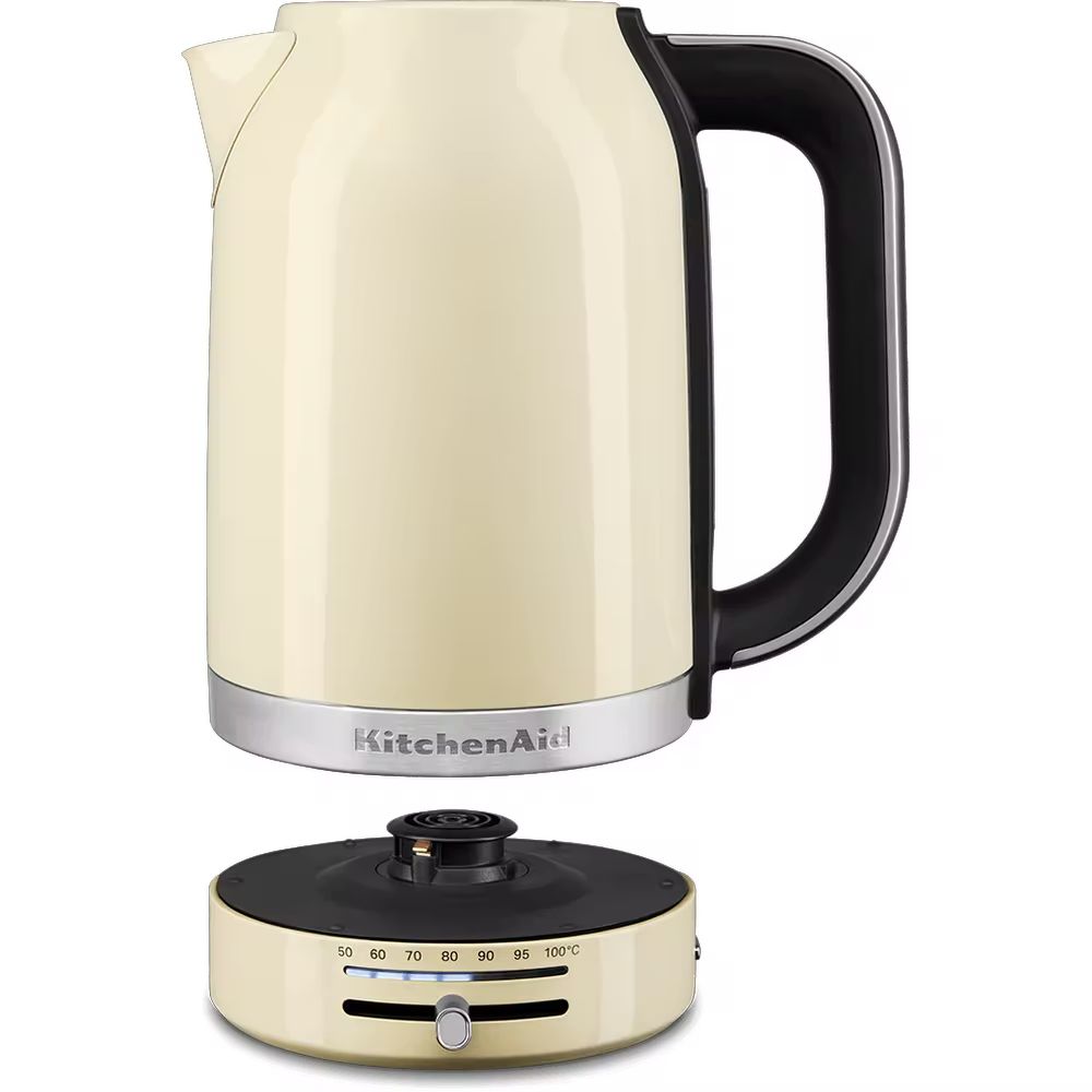 KitchenAid Waterkoker Basic Waterkoker met temperatuurregeling 1,7L Amandelwit