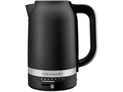 Waterkoker met temperatuurregeling 1,7L Vulkaanzwart